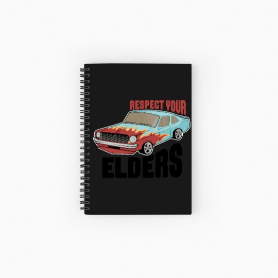 Funny Car Guy 1 Spiral Notebooks   Ruled Line