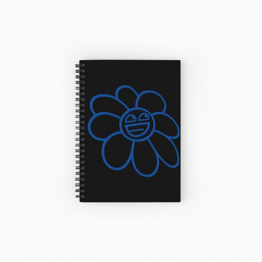 Sweet Flower Spring Summer Nature Funny Face Fun Spiral Notebooks   Ruled Line