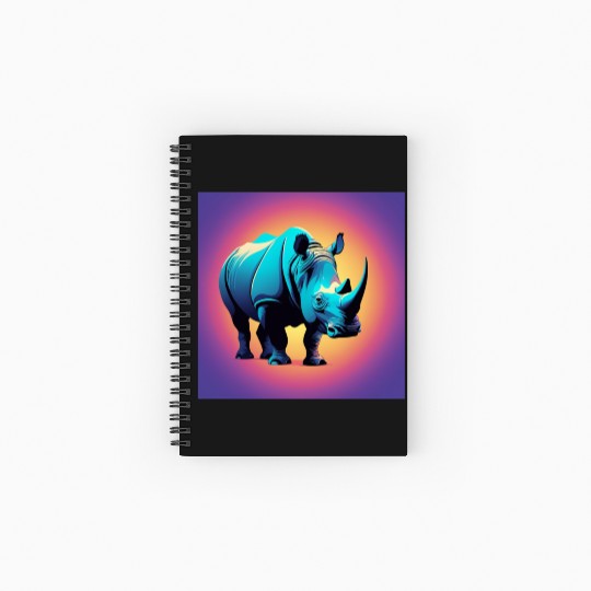 Rhinoceros - 03 Spiral Notebooks   Ruled Line