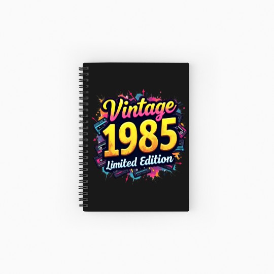 vintage 1985 limited edition Spiral Notebooks   Ruled Line