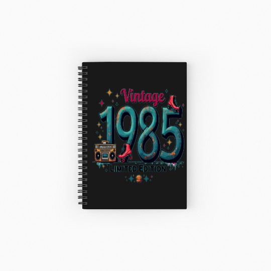 vintage 1985 limited edition Spiral Notebooks   Ruled Line