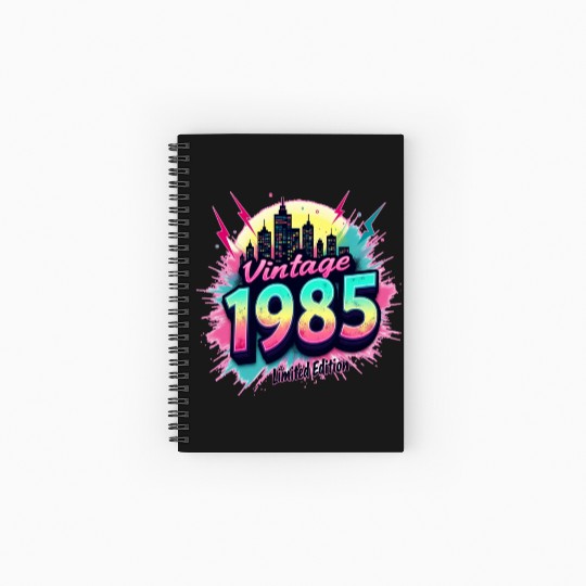 vintage 1985 limited edition Spiral Notebooks   Ruled Line