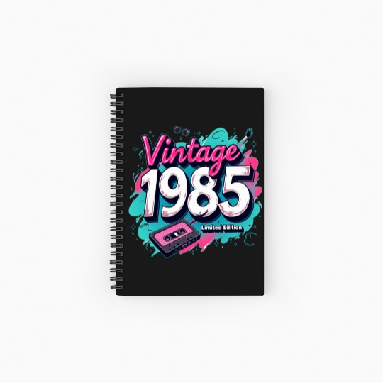 vintage 1985 limited edition Spiral Notebooks   Ruled Line