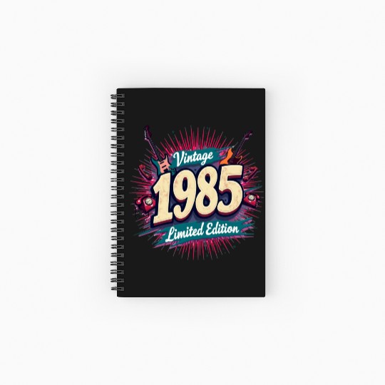 vintage 1985 limited edition Spiral Notebooks   Ruled Line