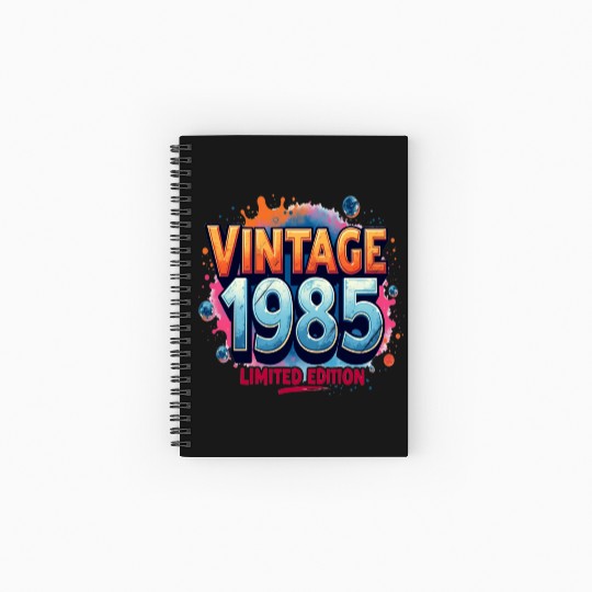 vintage 1985 limited edition Spiral Notebooks   Ruled Line