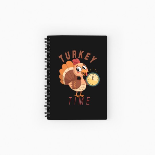 Turkey Time /Thanksgiving Spiral Notebooks   Ruled Line