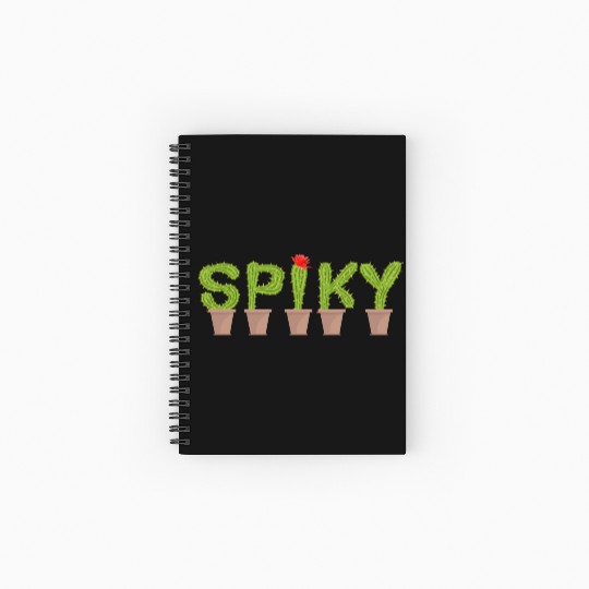 Spiky Cactus Spiral Notebooks   Ruled Line