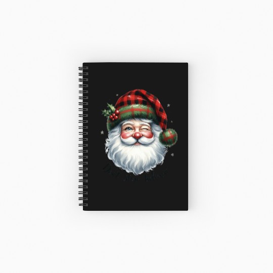 Don t Stop Believin, Santa Christmas Spiral Notebooks   Ruled Line