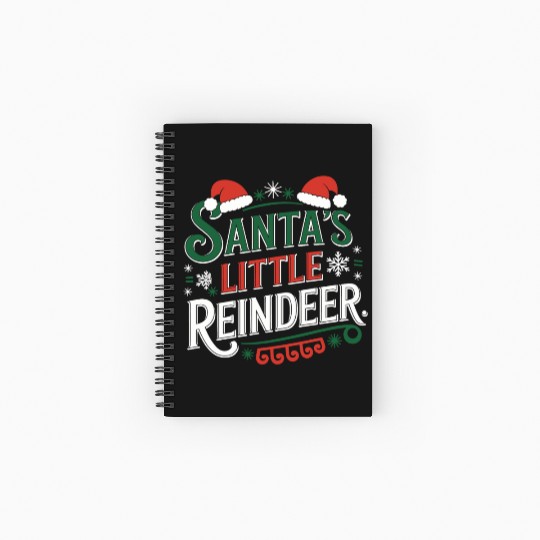 little reindeer Spiral Notebooks   Ruled Line