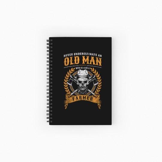 Farmer Career Harvest Protest Spiral Notebooks   Ruled Line