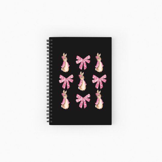 Happy Easter Day, Cute Easter Spiral Notebooks   Ruled Line
