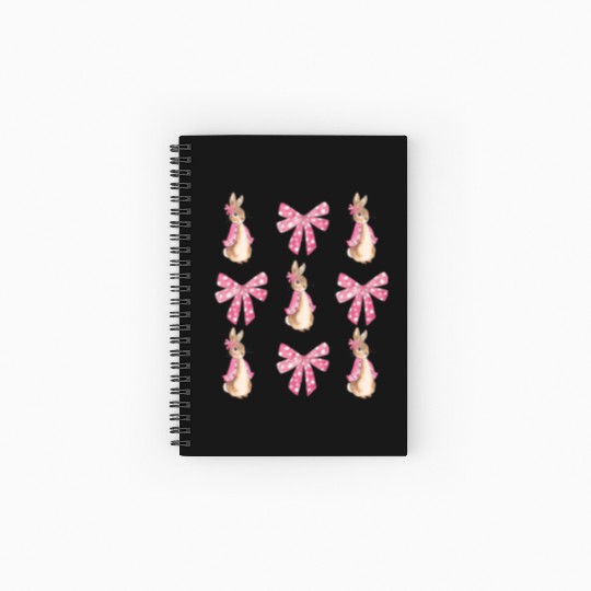 Happy Easter Day, Cute Easter Spiral Notebooks   Ruled Line