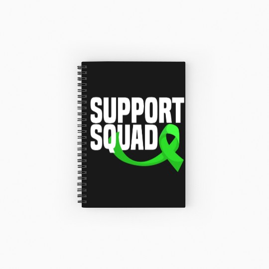 Non-Hodgkin Lymphoma Awareness Support Squad Spiral Notebooks   Ruled Line