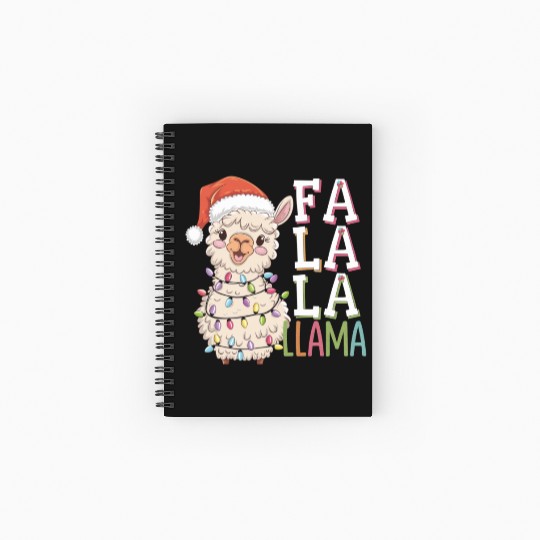 Fa La La Llama Spiral Notebooks   Ruled Line