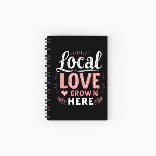 Farmers Market Vendor Fresh Produce and Local Spiral Notebooks   Ruled Line