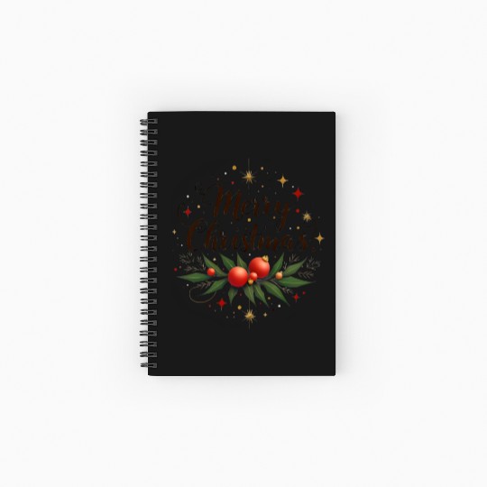Merry Christmas Toddler Spiral Notebooks   Ruled Line