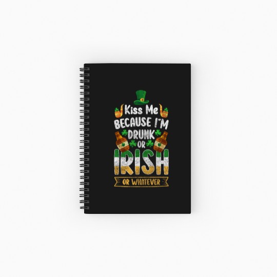 Ireland Beer Traveler World Tour Spiral Notebooks   Ruled Line