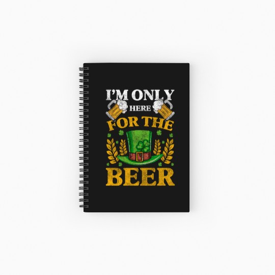 Pub Shamrock Pot World Tour Spiral Notebooks   Ruled Line
