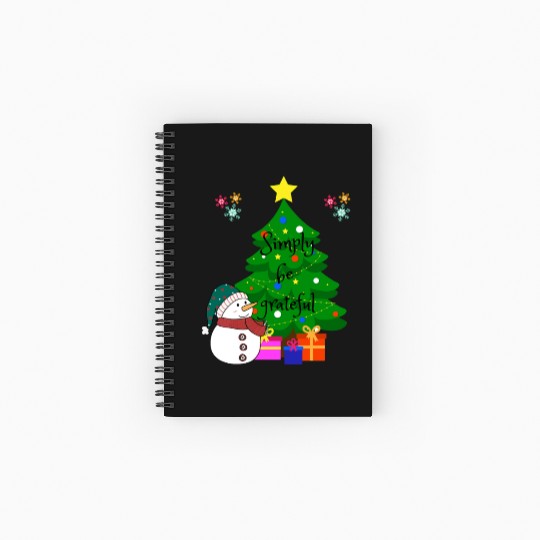 Simply be grateful Spiral Notebooks   Ruled Line