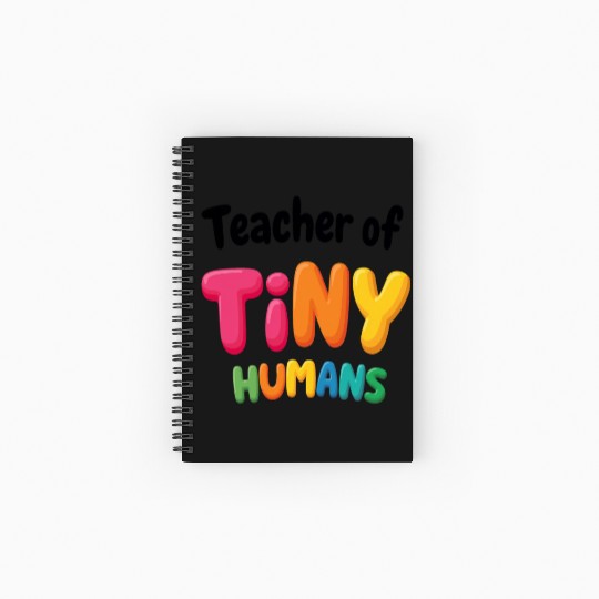 Teacher Of Tiny Humans - Elementary School Spiral Notebooks   Ruled Line