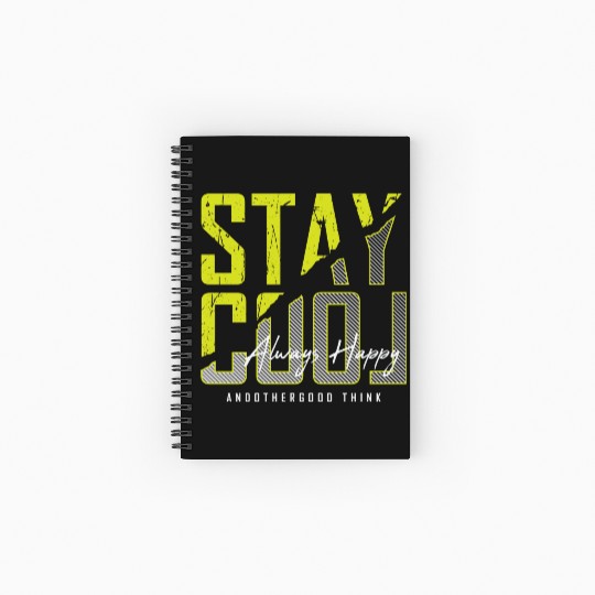Stay Cool Spiral Notebooks   Ruled Line