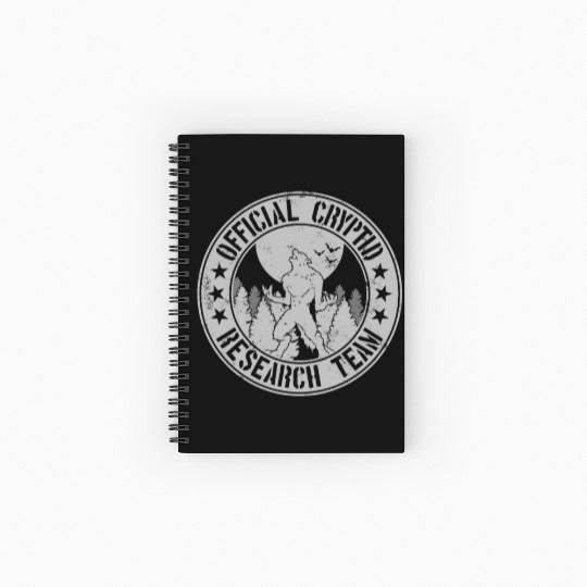 Cryptid Research Team | Werewolf Folklore Dogman Spiral Notebooks   Ruled Line