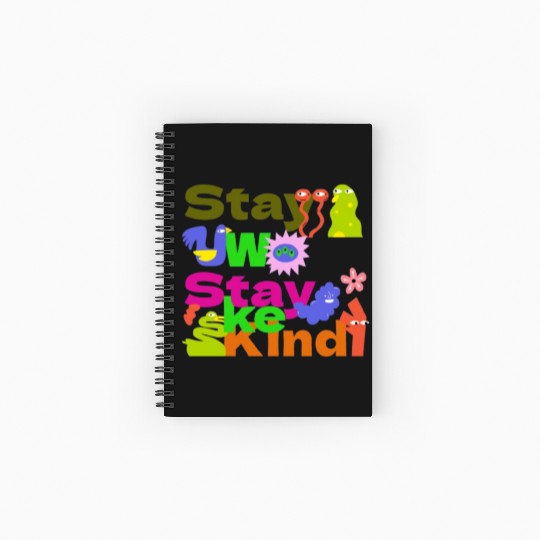 Stay Woke, Stay Kind – Inspirational Spiral Notebooks   Ruled Line