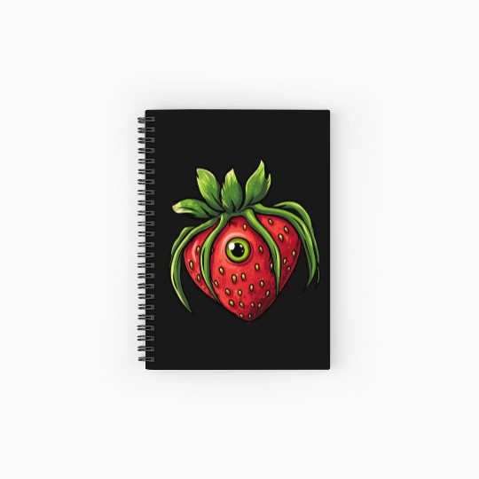 Strawberry Spider Strawberry Spider Spiral Notebooks   Ruled Line