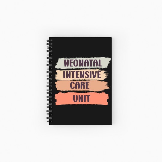 NICU Nurse Fall Neonatal Intensive Care Unit Spiral Notebooks   Ruled Line
