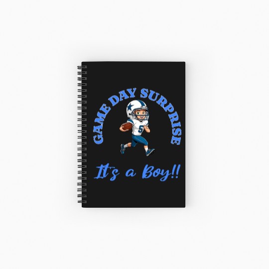 Game Day Surprise for Football Lovers Its a Boy Spiral Notebooks   Ruled Line