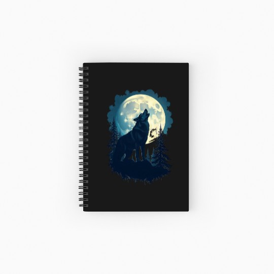 Wolf Spiral Notebooks   Ruled Line