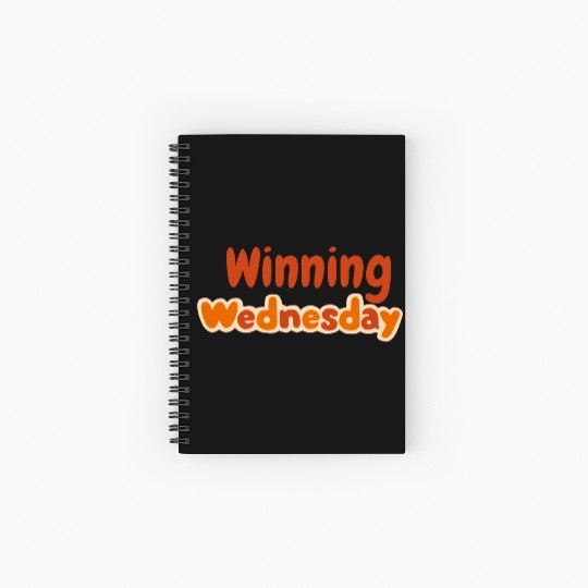 Winning Wednesday Mood Spiral Notebooks   Ruled Line