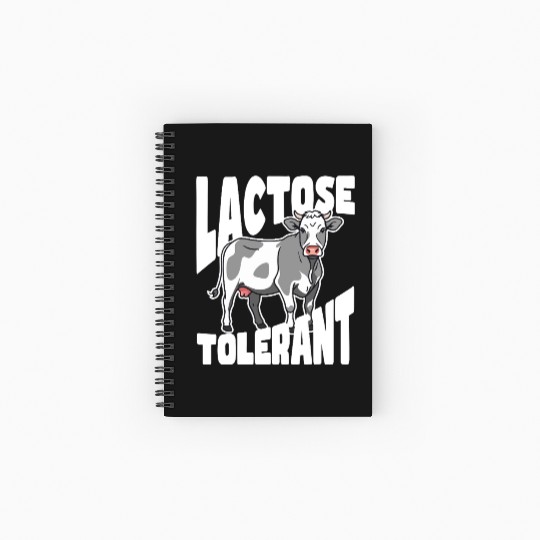 Lactose Tolerant – Built Different Spiral Notebooks   Ruled Line