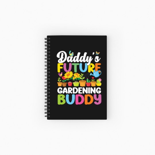 Plant Lover Gardening Toddler Spiral Notebooks   Ruled Line