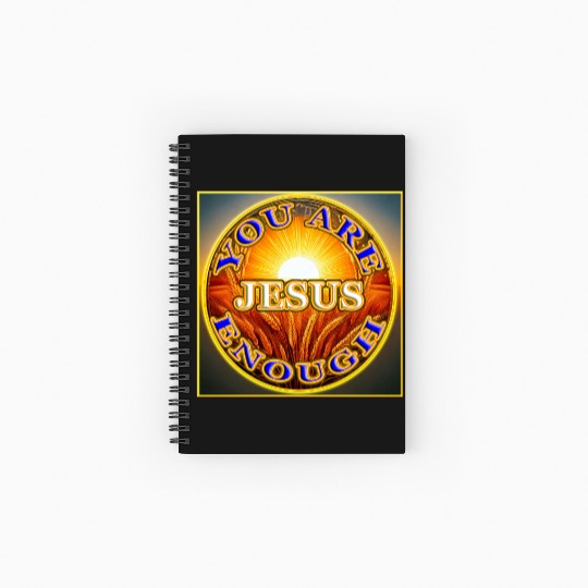 You Are Enough JESUS - 2 - Let Your Friends Know! Spiral Notebooks   Ruled Line