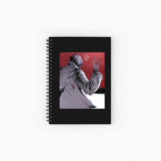 Dark Gothic Skeleton Art Horror Aesthetic Street Spiral Notebooks   Ruled Line