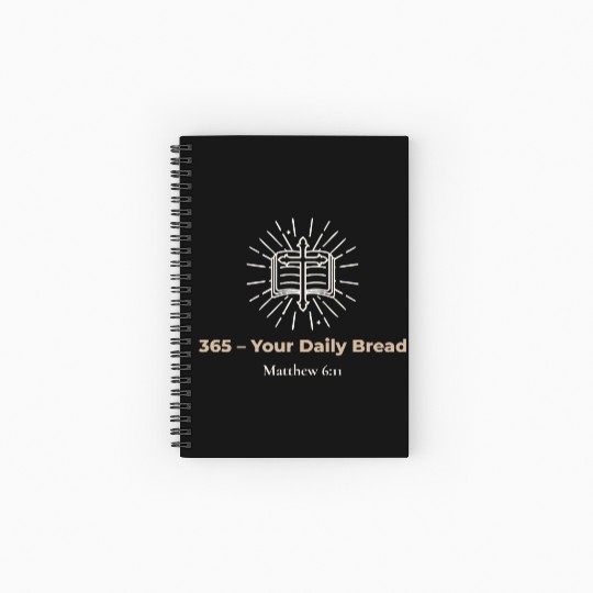 365 Your Daily Bread 365 Bible Spiral Notebooks   Ruled Line