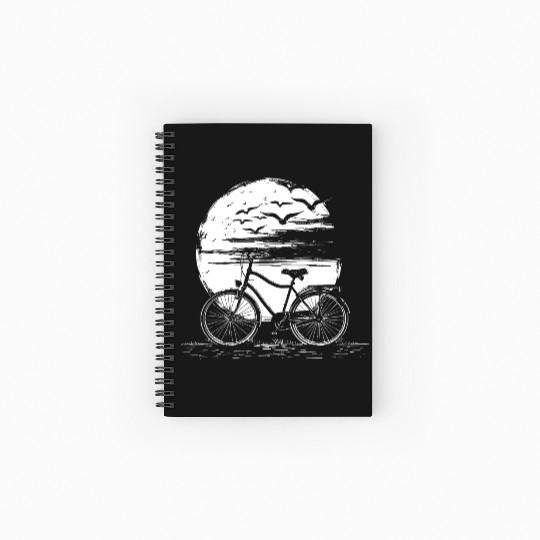 Cycling Drawing Spiral Notebooks   Ruled Line