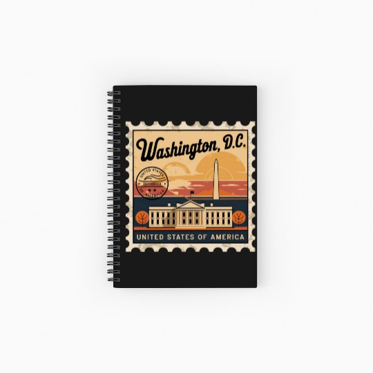 Washington DC Souvenir and Political Gift Idea Spiral Notebooks   Ruled Line