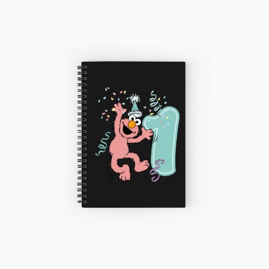 Sesame Street Birthday Design With Elmo One Year Spiral Notebooks   Ruled Line
