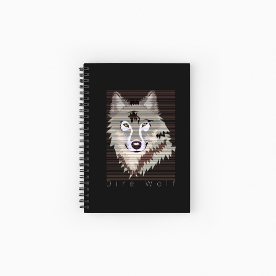 Dire Wolf Spiral Notebooks   Ruled Line