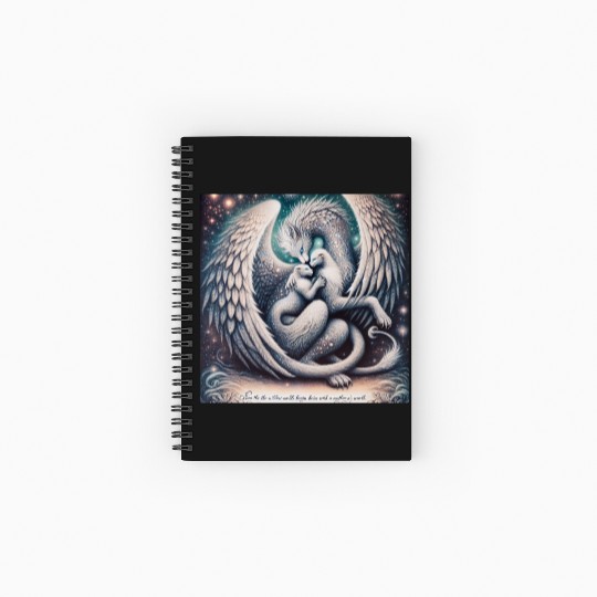 “Mother Beast + Cub” - Happy Mother's Day Spiral Notebooks   Ruled Line