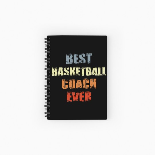Basketball Coach Motivation Spiral Notebooks   Ruled Line