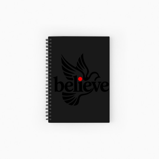 believe dove Spiral Notebooks   Ruled Line