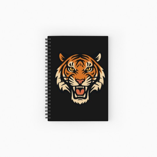 tiger symbol Spiral Notebooks   Ruled Line