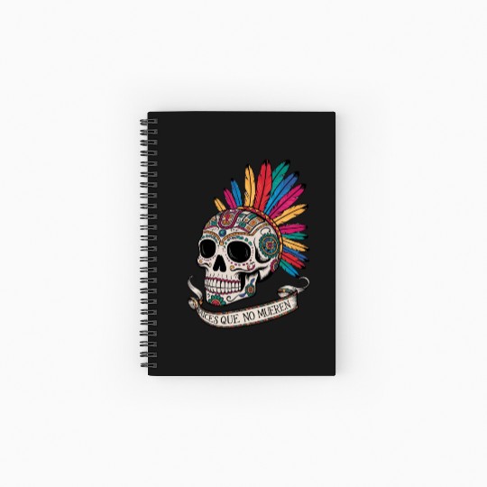 Day of the Dead Spiral Notebooks   Ruled Line
