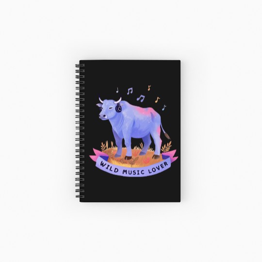 Bass-Bull Boris Spiral Notebooks   Ruled Line