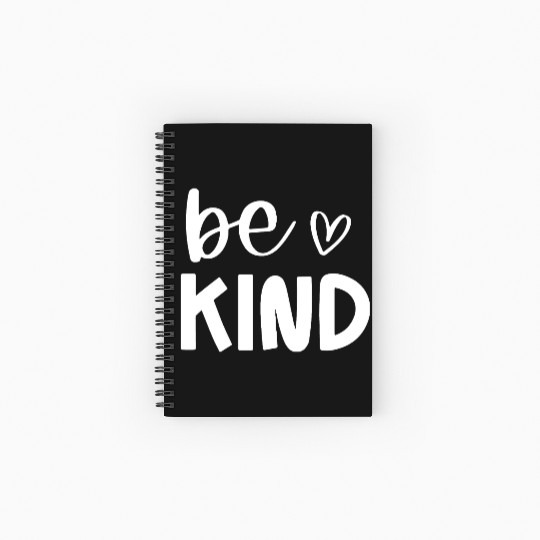 Be Kind Positive Message Design Spiral Notebooks   Ruled Line