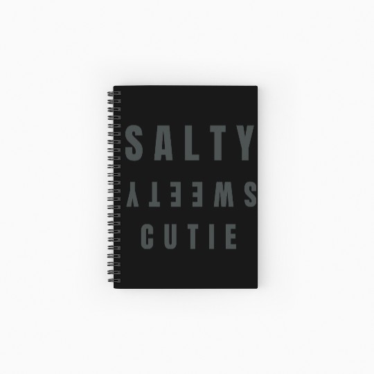 RMGUARDT SALTY SWEETIE CUTIE Spiral Notebooks   Ruled Line