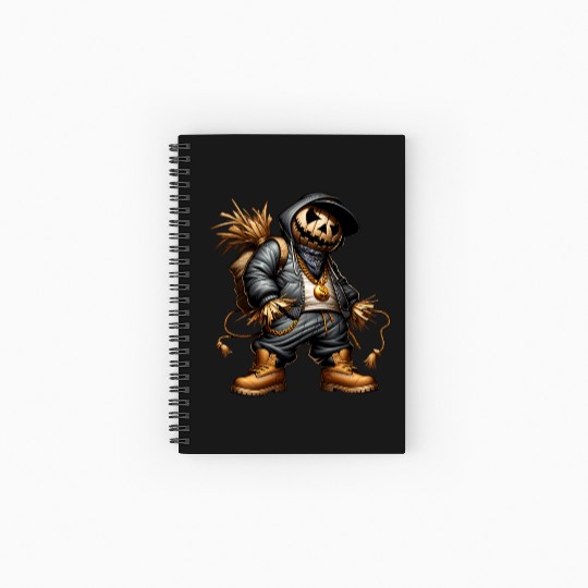 Scare Swag – Hooded Harvest Hustler Spiral Notebooks   Ruled Line